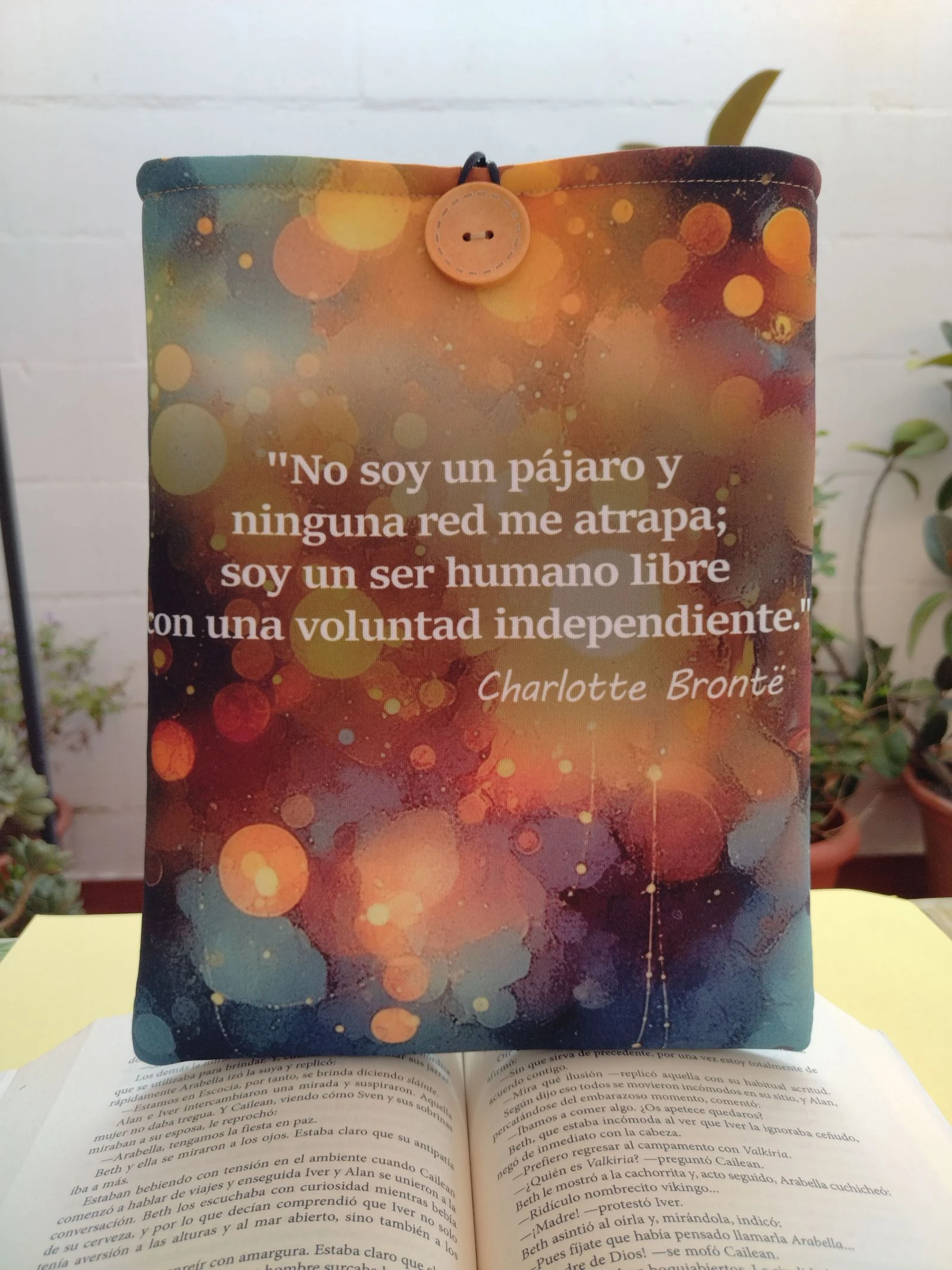 Célula literária acolchoada Design Fada com frase – photo 2